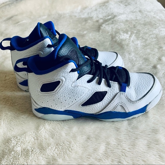 Jordan FLTCLB ‘91 BP White Sneakers Size 2Y - Picture 4 of 9